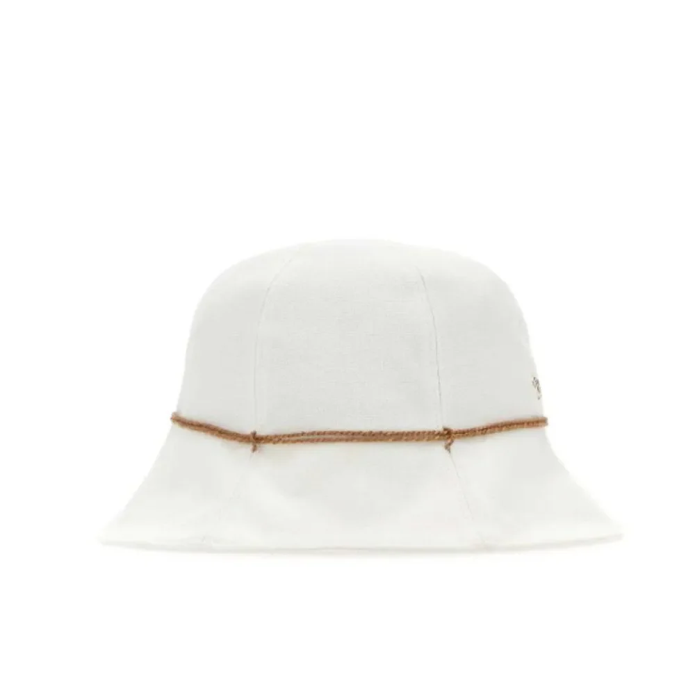 NWT Helen Kaminski Balu Cloche Bucket Hat packable cotton raffia
